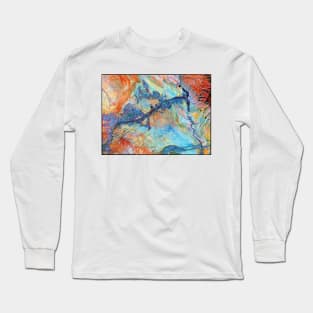 Landsat image of Bighorn Basin, USA (E500/0100) Long Sleeve T-Shirt